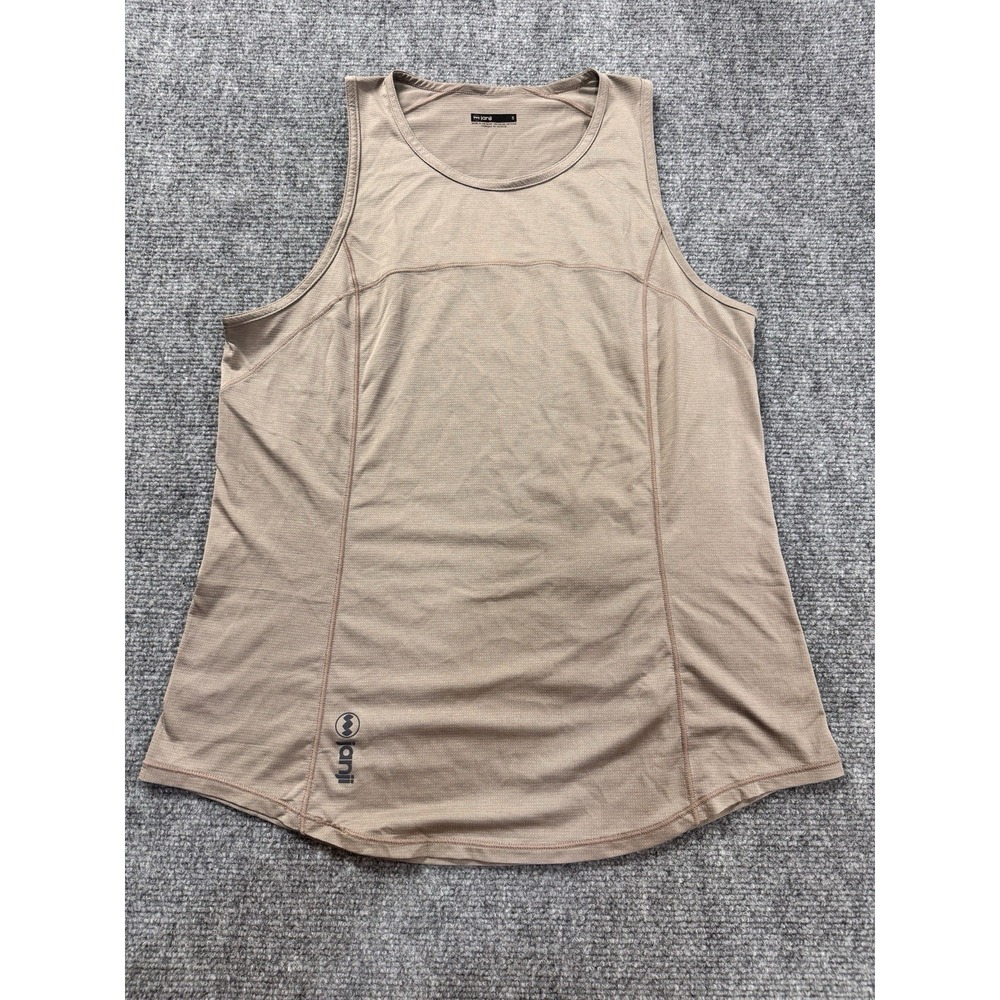 Janji Run All Day Tank Top Small Brown Sleeveless Athletic Performance